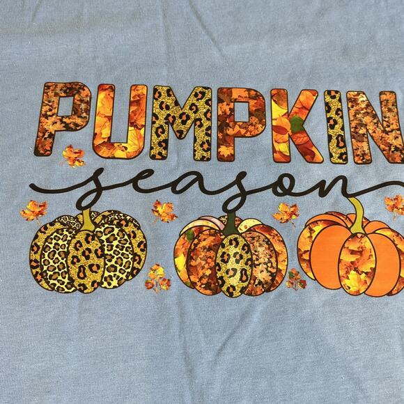 Mixed Brand Fall Graphic T-Shirts Lot of 5 Women’s Medium Pumpkin Autumn Theme - Picture 10 of 16
